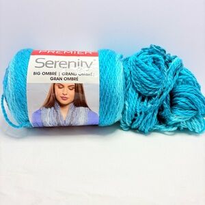Bundle6♥️ items for $20 Premier Serenity Big Ombre Yarn
